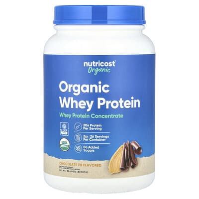 Organic Whey Protein, Chocolate PB, 2 lb (907 g)