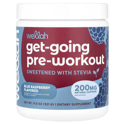 Get-Going Pre-Workout, Blue Raspberry, 11.5 oz (321 g)