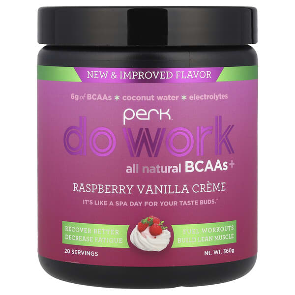 Do Work, натуральные BCAA+, малина-ваниль, 360 g