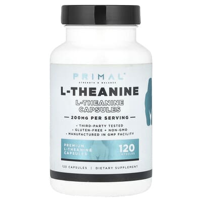 L-Theanine, 200 mg, 120 капсул