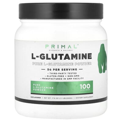 L-Glutamine порошок, без вкуса, 17.6 oz (500 g)