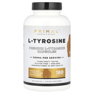 L-Tyrosine, 500 mg, 180 капсул