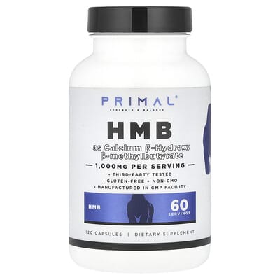 HMB, 120 Capsules (500 mg per Capsule)