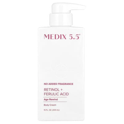 Body Cream, Age Rewind, Retinol + Ferulic Acid, 15 fl oz (444 ml)