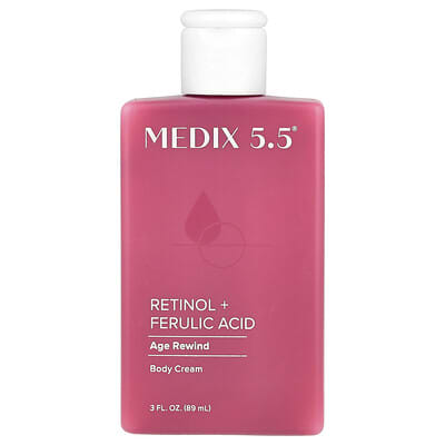 Крем для тела Age Rewind, Retinol + Ferulic Acid, 3 fl oz (89 ml)