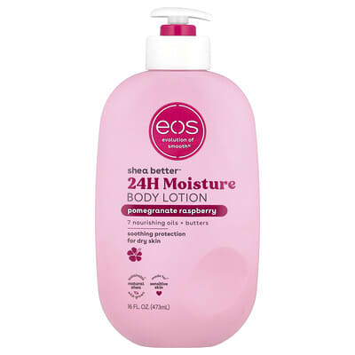 Shea Better™, 24H Moisture Body Lotion, Pomegranate Raspberry, 16 fl oz (473 ml)