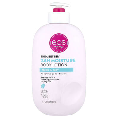 Shea Better™, 24H Moisture Body Lotion, Fresh & Cozy, 16 fl oz (473 ml)