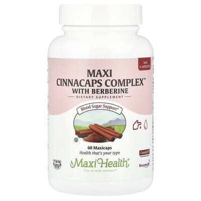 Maxi Cinnacaps Complex™ With Berberine, 60 Maxicaps