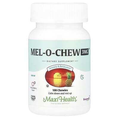 Mel-O-Chew™, Натуральная ягода, 3 mg, 100 Chewies