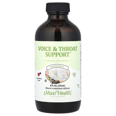 Поддержка голоса и горла™, Natural Berry, 8 fl oz (237 ml)