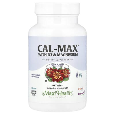 Cal-Max™ With D3 & Magnesium, 90 Tablets