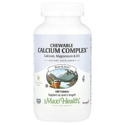 Chewable Calcium Complex™, Natural Vanilla , 180 Tablets