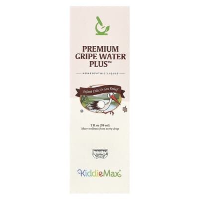 Maxi Health KiddieMax® Premium Gripe Water Plus™, 2 fl oz (59 ml)