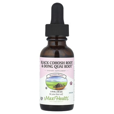 Maxi Health Women's Health, корень черного коهوش и корень дунцвай, 1 fl oz (30 ml)