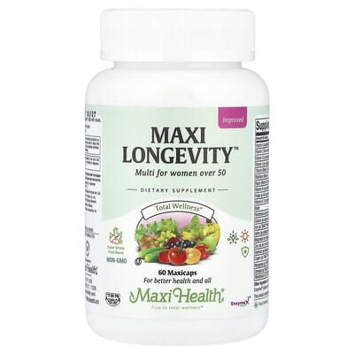 Maxi Longevity™, Multi For Women Over 50, 60 Maxicaps