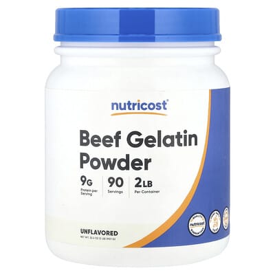 Говяжий желатин Nutricost, без вкуса, 32.4 oz (907 g)