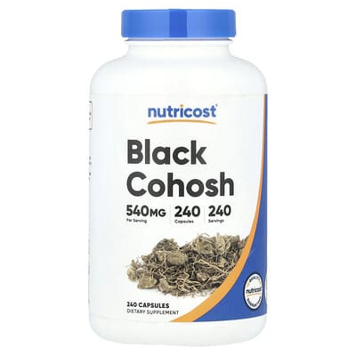 Nutricost Black Cohosh, 540 mg, 240 капсул