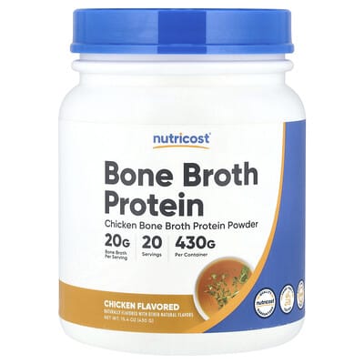 Белковый бульон Nutricost, Chicken, 15.4 oz (430 g)