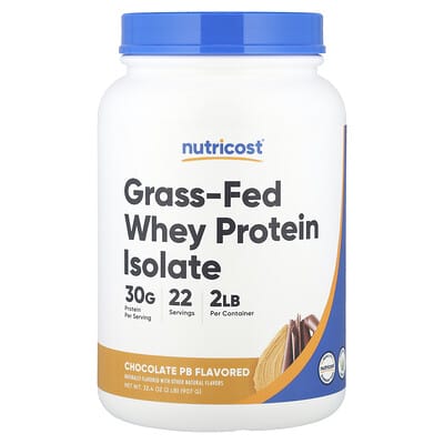 Nutricost Изолят сывороточного протеина Chocolate PB, 2 lb (907 g)