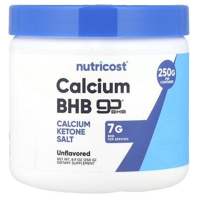 Calcium BHB, goBHB®, Unflavored, 8.9 oz (250 g)