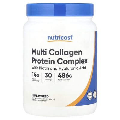 Мультивитаминный протеиновый комплекс Nutricost, без вкуса, 1.1 lb (486 g)