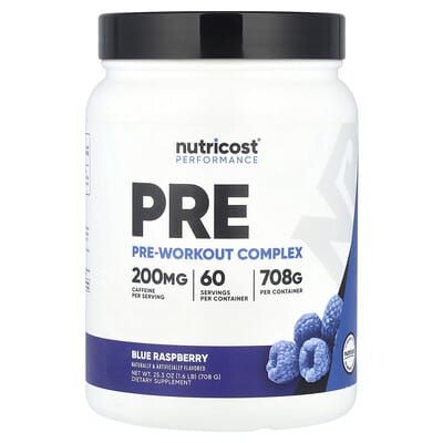 Performance, Pre-Workout Complex, Blue Raspberry, 1.7 lb (774 g)