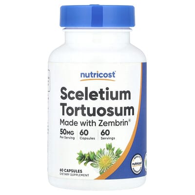 Sceletium Tortuosum, 50 mg, 60 капсул
