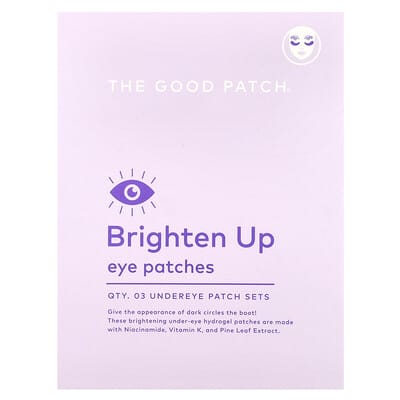 Патчи для глаз Brighten Up, 3 набора по 1 шт.
