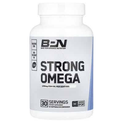 Strong Omega, 60 мягких капсул (1,290 mg per Softgel)