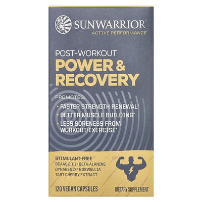 Sunwarrior Power & Recovery, 120 веганских капсул