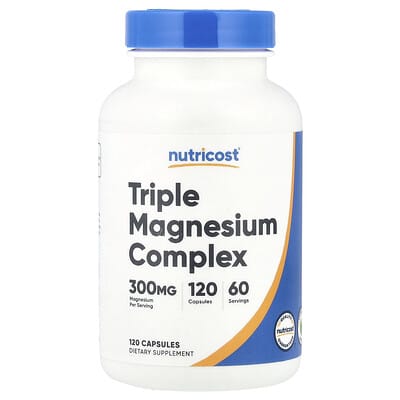 Комплекс магния Triple Magnesium Complex, 120 капсул (150 мг на капсулу)