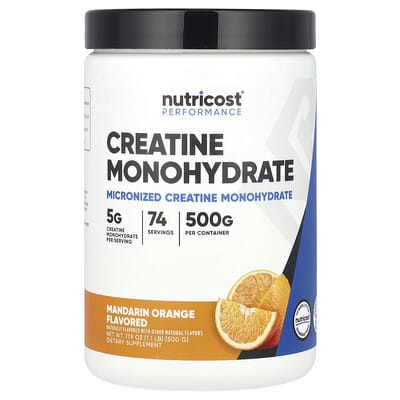 Performance, Creatine Monohydrate, Mandarin Orange, 1.1 lb (500 g)