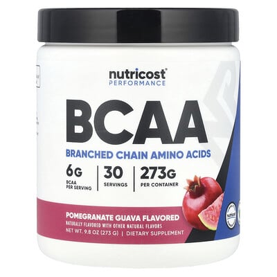Performance, BCAA, гранат и гуава, 9.8 oz (273 g)