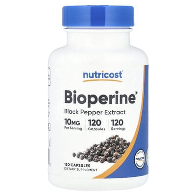Bioperine®, 10 mg, 120 капсул