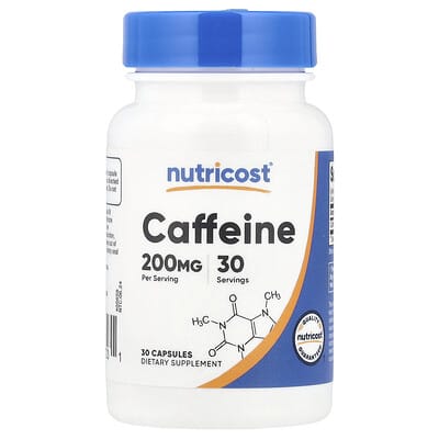 Caffeine, 200 mg, 30 капсул