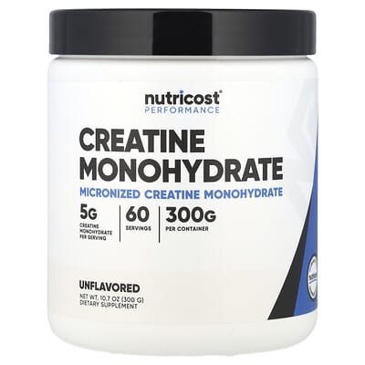 Performance, Creatine Monohydrate, Unflavored, 10.7 oz (300 g)
