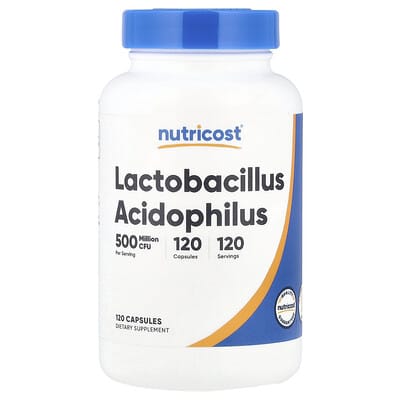 Lactobacillus Acidophilus, 50 mg (500 Million CFU), 120 капсул