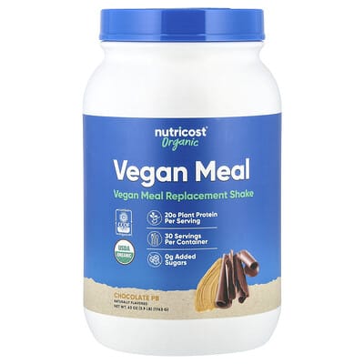 Organic Vegan Meal, Chocolate PB, 3.9 lb (1,763 g)