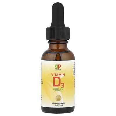 Веганский витамин D3, 1 fl oz