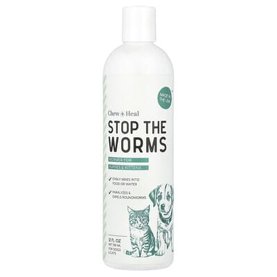 Stop The Worms, Wormer for Puppies & Kittens , 12 fl oz (355 ml)