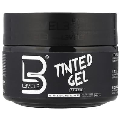 Tinted Gel, Black , 8.45 fl oz (250 ml)