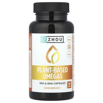 Добавка Zhou Nutrition Plant-Based Omegas 30 Capsules