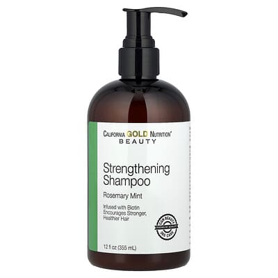 Beauty, Strengthening Shampoo, Biotin, Rosemary Mint, 12 fl oz (355 ml)