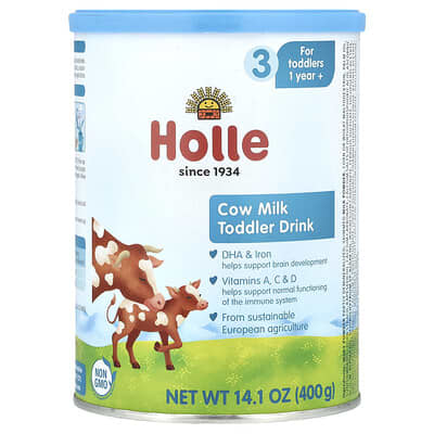 Напиток из коровьего молока Holle для малышей 1 год+, 14.1 oz (400 g)