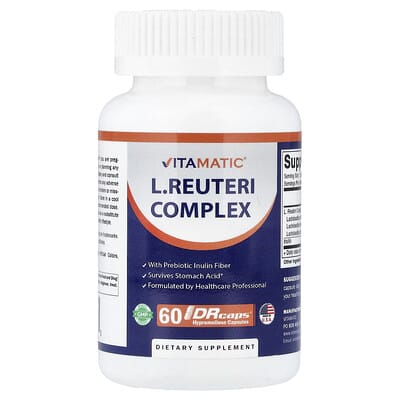 L.Reuteri Complex, 60 DRcaps® гипоرمмеллозных капсул