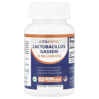 Lactobacillus Gasseri, 60 DRcaps® Гипромеллозные капсулы