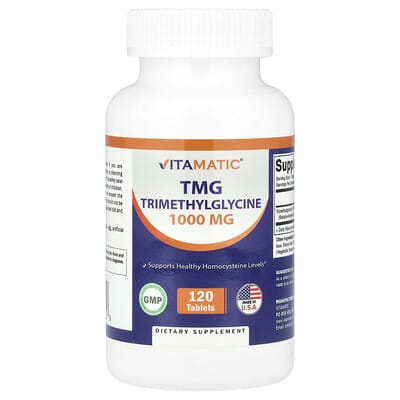 TMG, 1,000 mg, 120 таблеток
