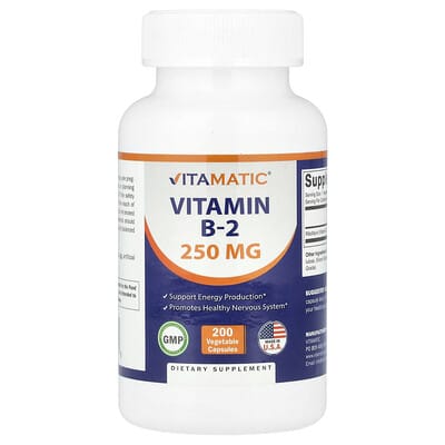 Витамин B-2 Vitamatic 250 mg 200 капсул