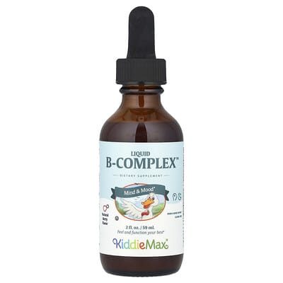 KiddieMax® Liquid B-Complex™, Natural Berry, 2 fl oz (59 ml)