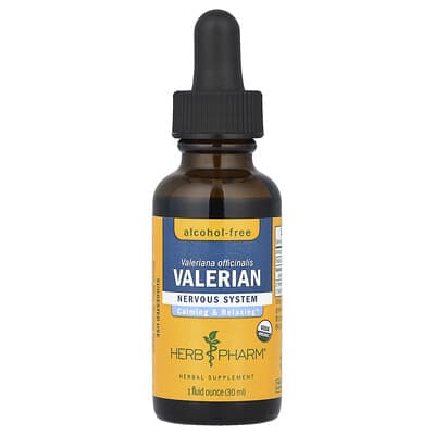Herb Pharm Валериана, без спирта, 1 fl oz (30 ml)